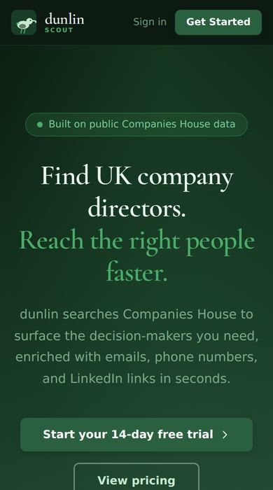 dunlin Scout on a phone